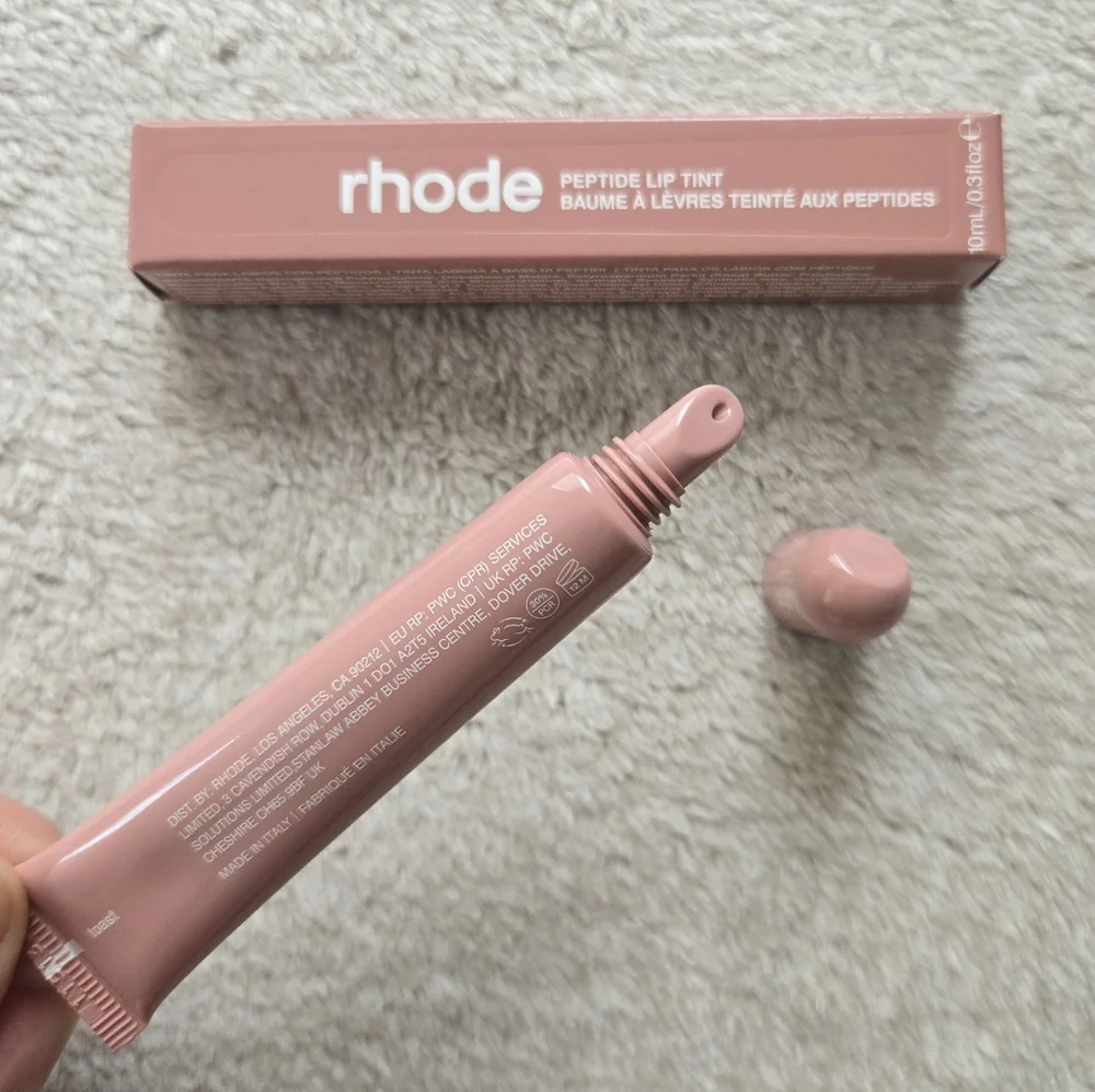 NIB - RHODE Peptide Lip Tint Nourishing Glaze Set in Toast, Ribbon, PBJ